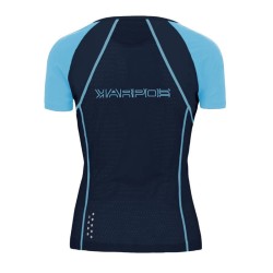 Kvinner t-skjorte Karpos Lavaredo Evo W Jersey Sky Captain/ Blue Atoll